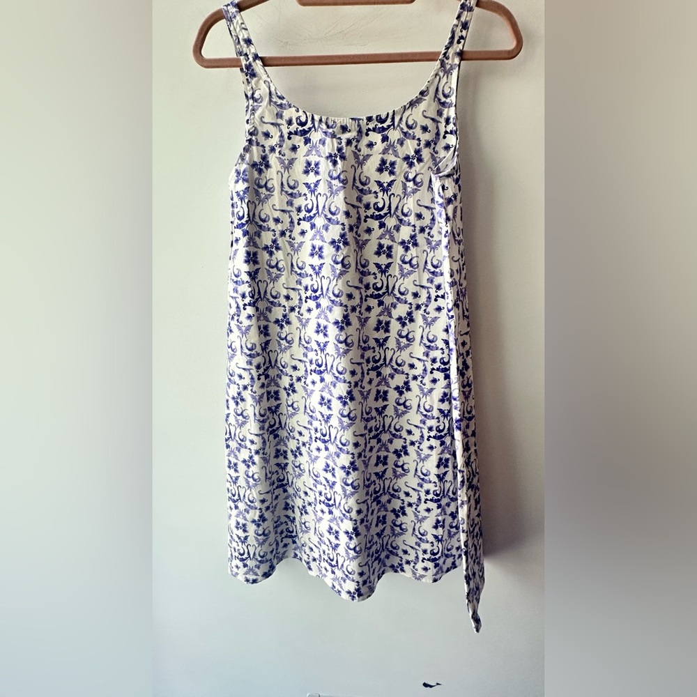 Taylor Tillman Blythe Indigo Botanica Dress, Small | 0371